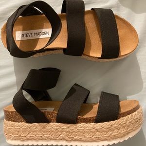 Steve Madden BLACK KIMMIE Sandal